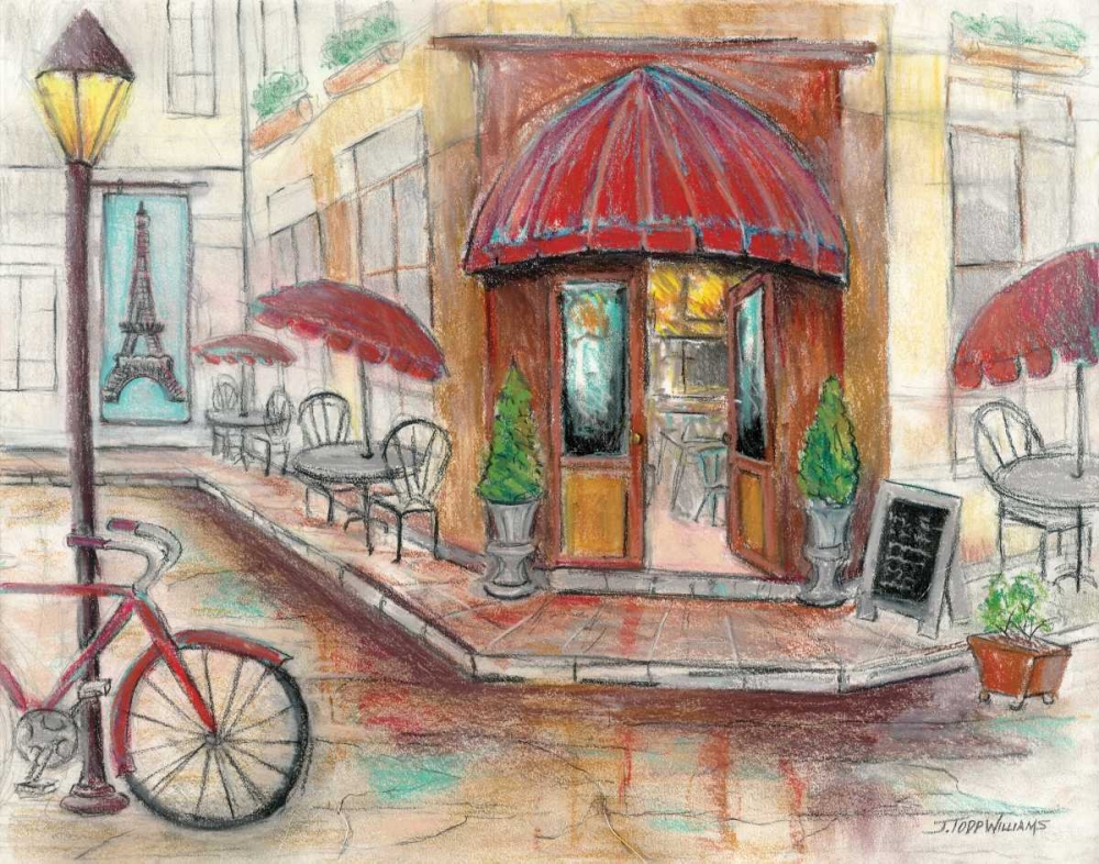Paris Cafe art print by Todd Williams for $57.95 CAD