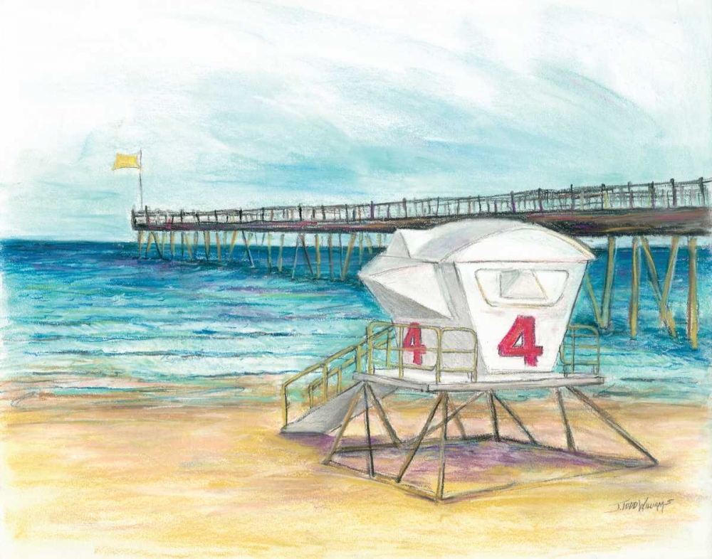 Lifeguard Station art print by Todd Williams for $57.95 CAD