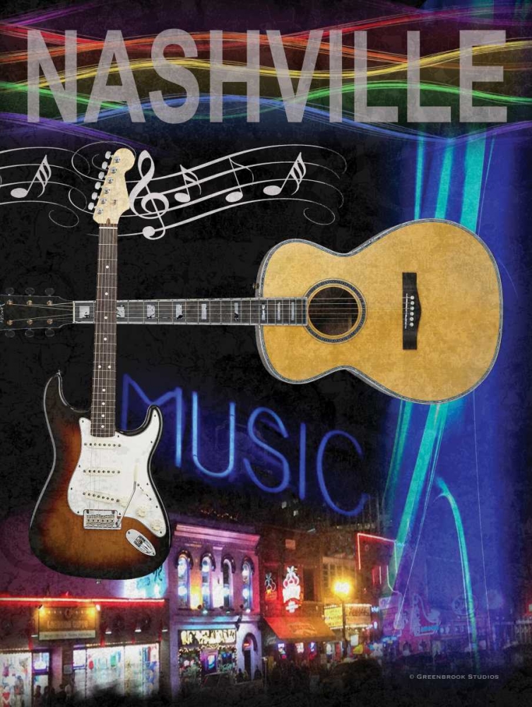 Nashville art print by Todd Williams for $57.95 CAD