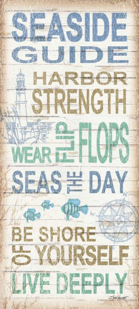 Seaside Guide art print by Todd Williams for $57.95 CAD