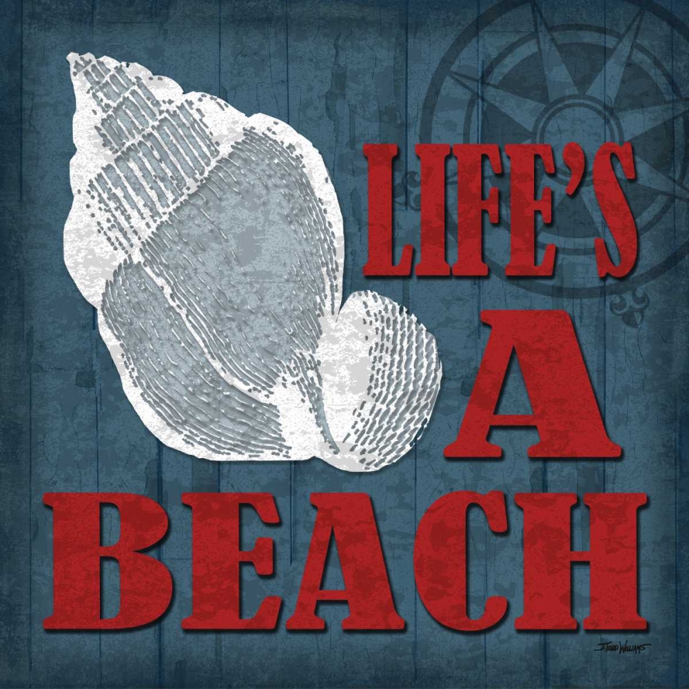 Lifes a Beach art print by Todd Williams for $57.95 CAD