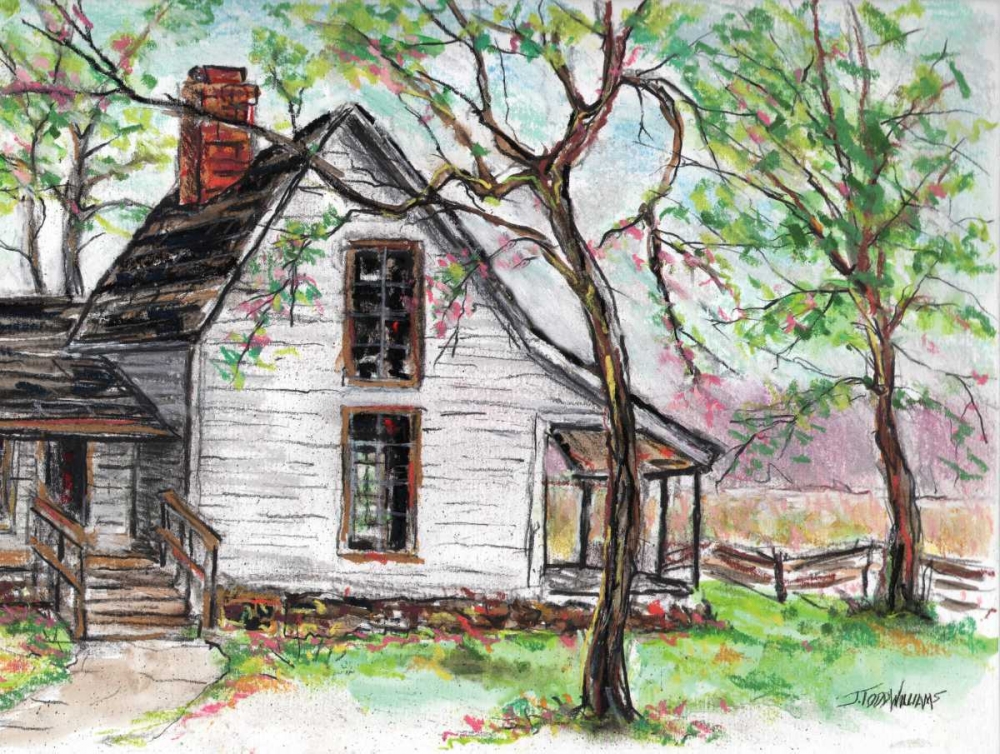 Spring Farmhouse art print by Todd Williams for $57.95 CAD