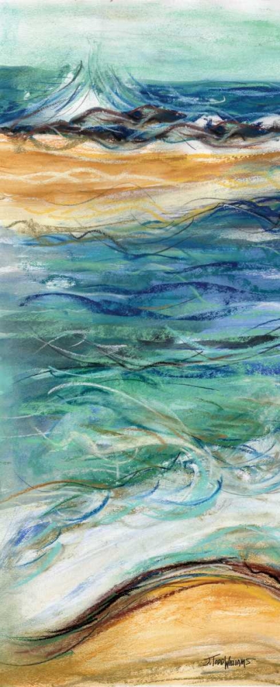 Coastal Abstract I art print by Todd Williams for $57.95 CAD