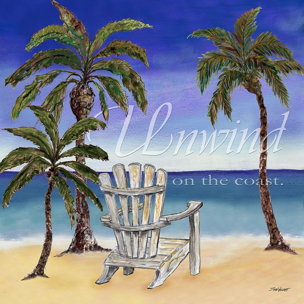 Unwind on the Coast art print by Todd Williams for $57.95 CAD