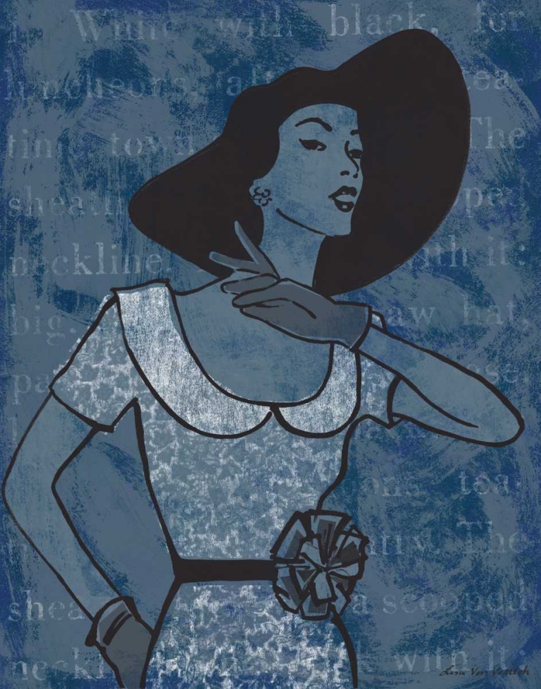 Vintage Glamour I art print by Lisa Ven Vertloh for $57.95 CAD