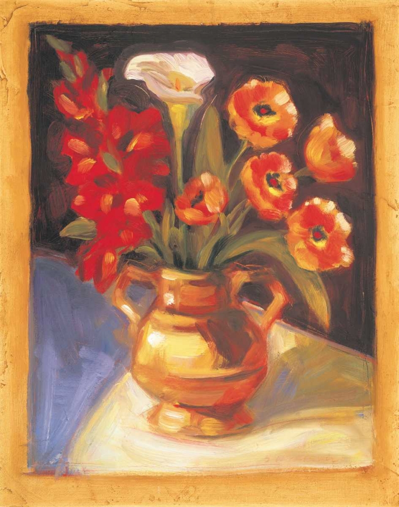 Poppy and Calla Lily art print by Sarah Waldron for $57.95 CAD