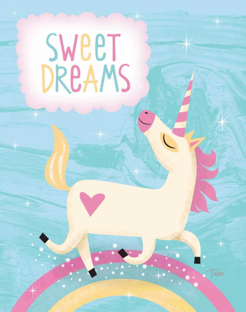 Unicorn I art print by Teresa Woo for $57.95 CAD