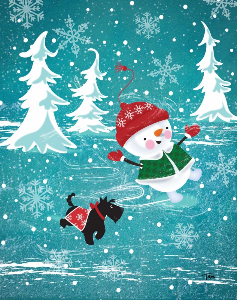 Frosty and Fab I art print by Teresa Woo for $57.95 CAD