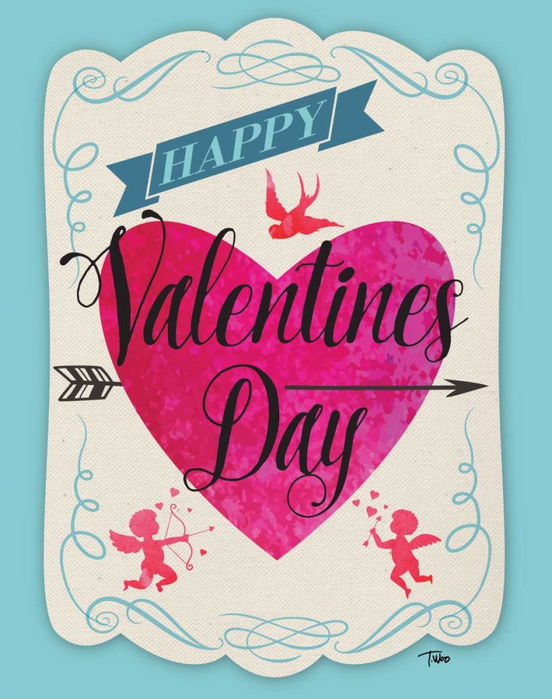 Cupid Valentine art print by Teresa Woo for $57.95 CAD