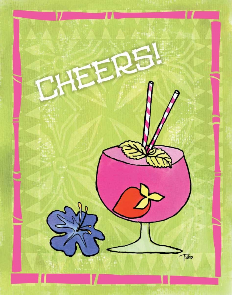 Tiki Time I art print by Teresa Woo for $57.95 CAD