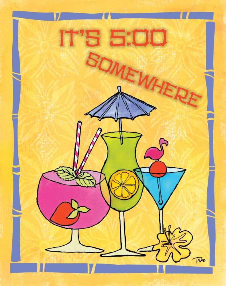 Tiki Time IV art print by Teresa Woo for $57.95 CAD