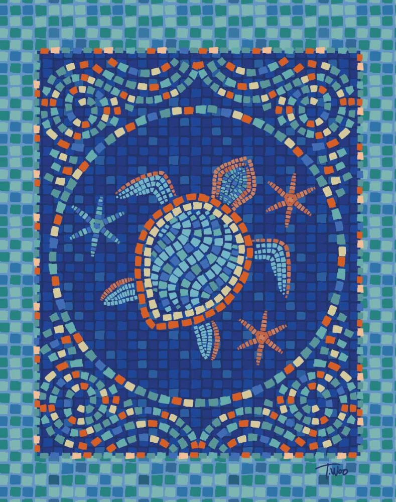 Macedonia Reef Turtle art print by Teresa Woo for $57.95 CAD