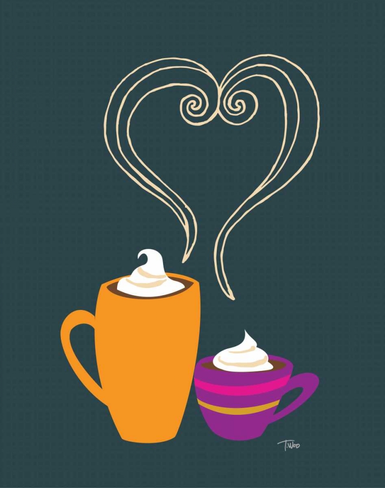 Latte Love art print by Teresa Woo for $57.95 CAD