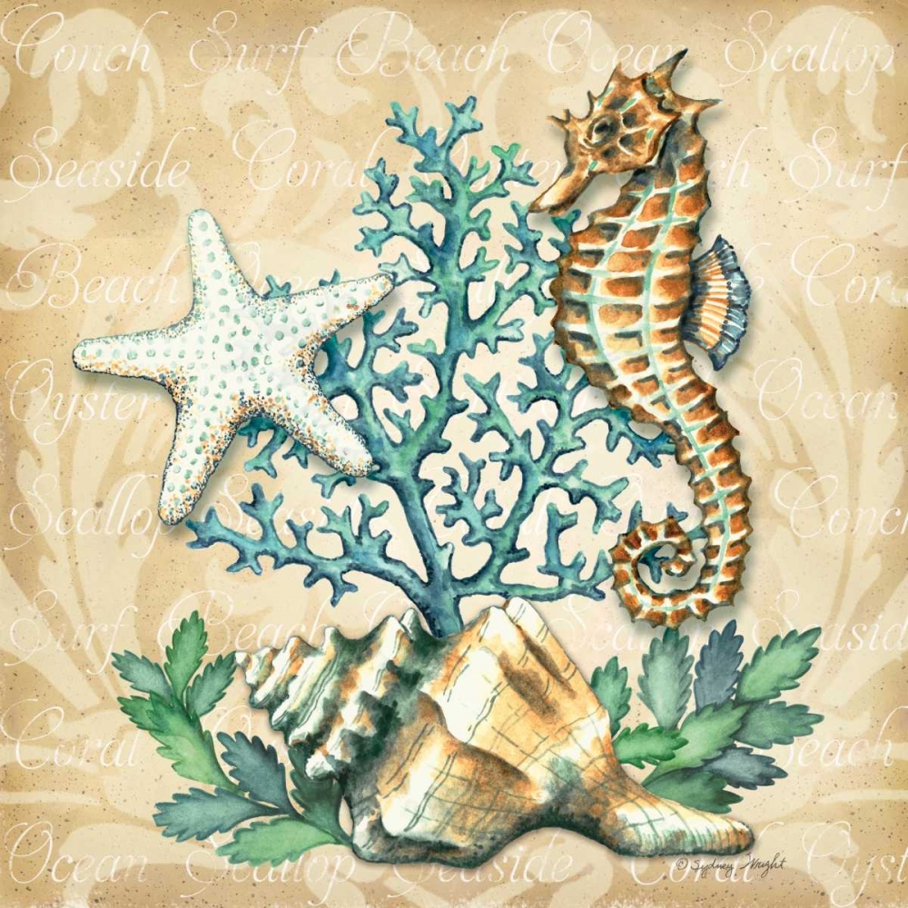 Sea Life II art print by Sydney Wright for $57.95 CAD