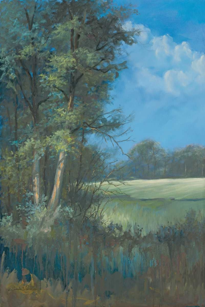 Azure Sky I art print by Linda Wacaster for $57.95 CAD