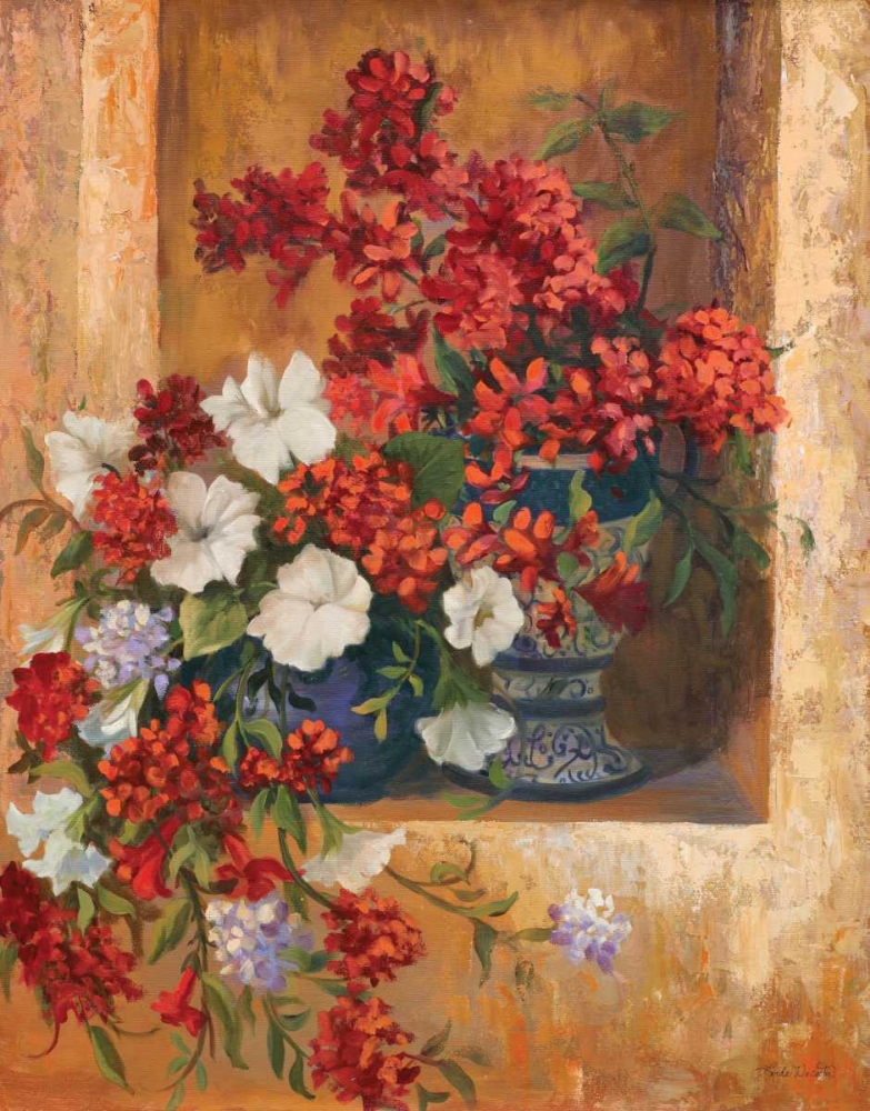 Flores de Espana I art print by Linda Wacaster for $57.95 CAD