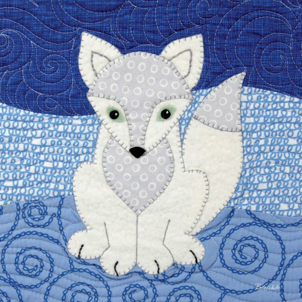 Arctic Fox art print by Betz White for $57.95 CAD