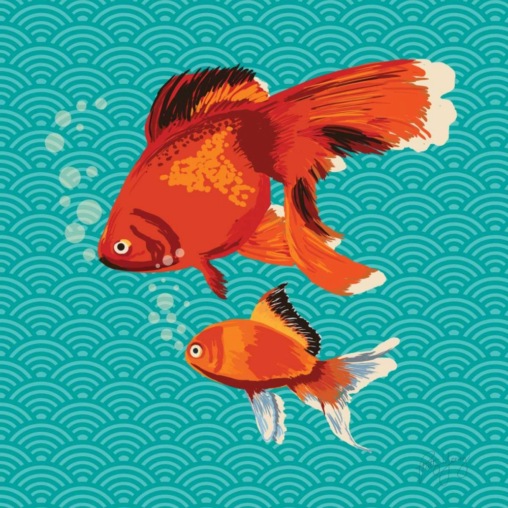 Goldfish I art print by Patty Young for $57.95 CAD