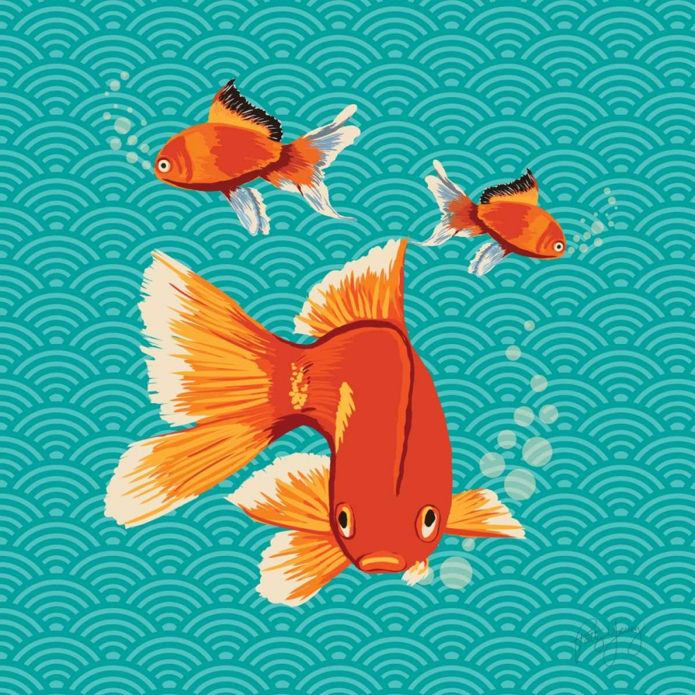 Goldfish II art print by Patty Young for $57.95 CAD