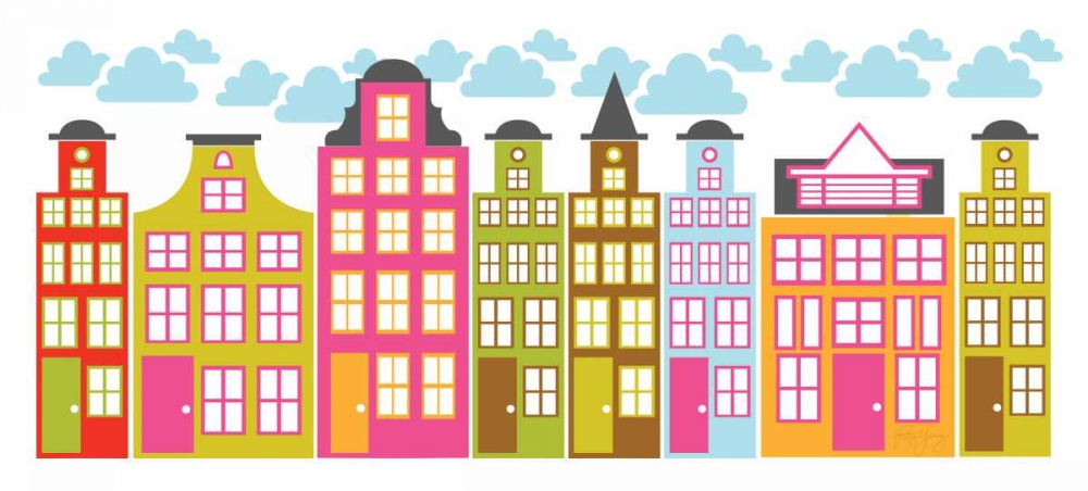 City Block I art print by Patty Young for $57.95 CAD