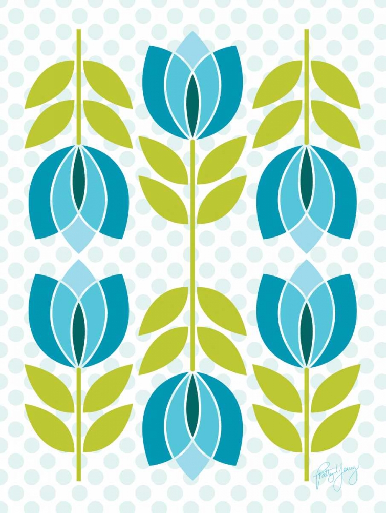 Mod Tulips IV art print by Patty Young for $57.95 CAD