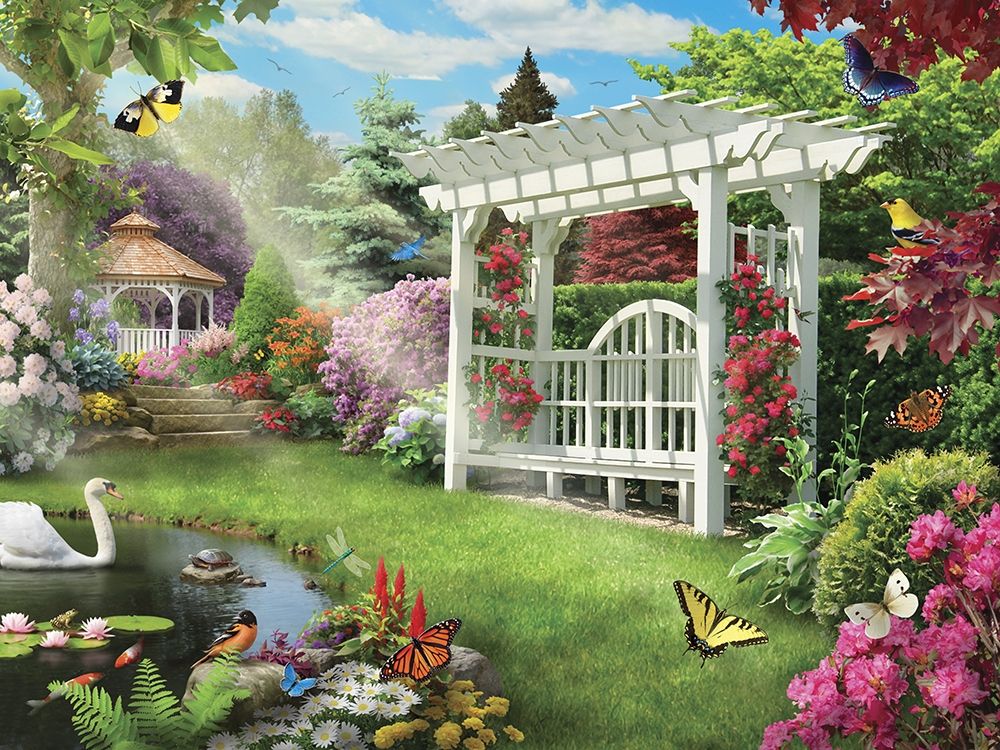 Gardens Galore art print by Alan Giana for $57.95 CAD
