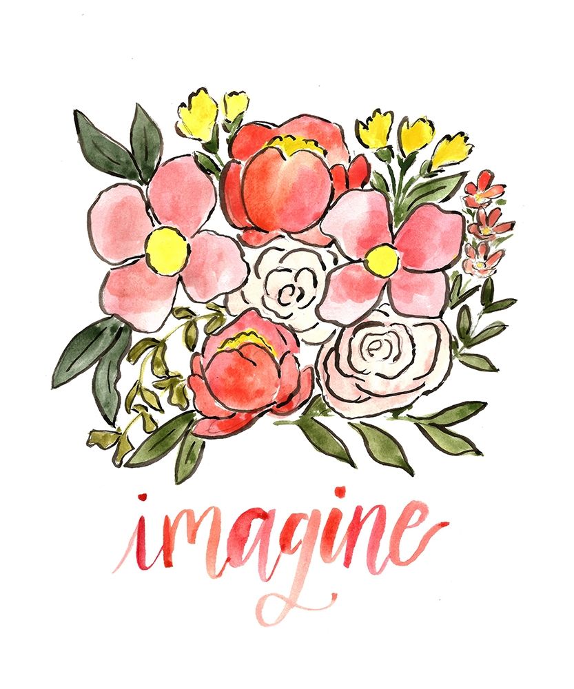 Floral Bouquet Imagine art print by Lacy Tatum for $57.95 CAD