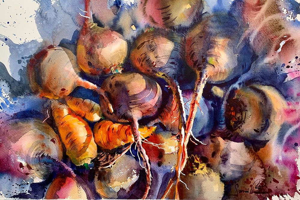 Beet art print by Samira Yanushkova for $57.95 CAD