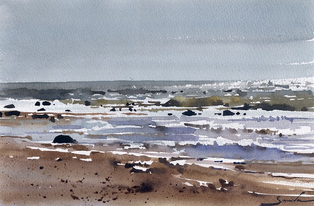 landscape watercolour art print by Samira Yanushkova for $57.95 CAD