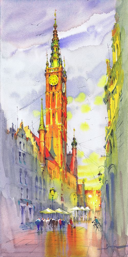Skylines and Shadows art print by Samira Yanushkova for $57.95 CAD