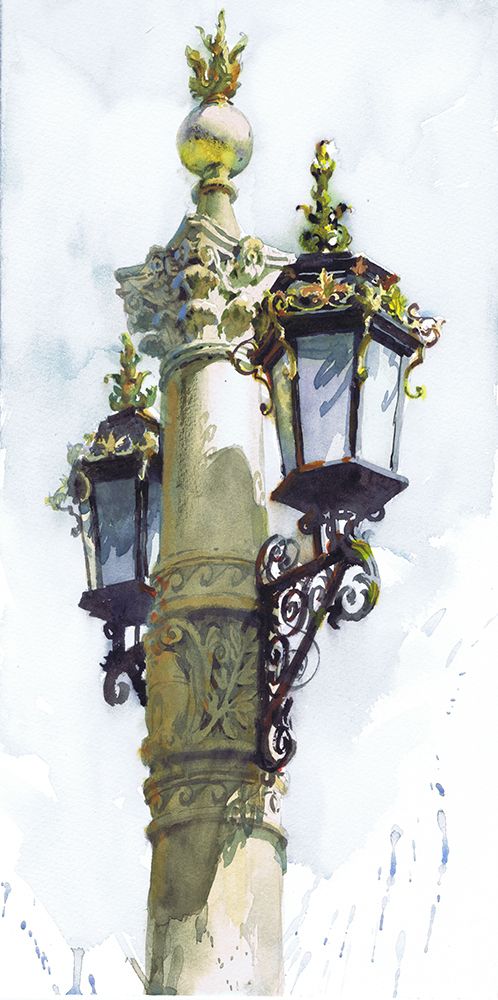 Street Idyll art print by Samira Yanushkova for $57.95 CAD