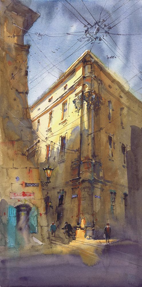 Street Serenity art print by Samira Yanushkova for $57.95 CAD