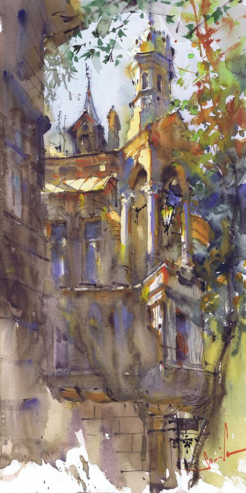 Streetscapes art print by Samira Yanushkova for $57.95 CAD
