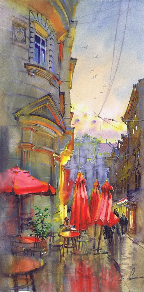 Life on the Terrace art print by Samira Yanushkova for $57.95 CAD