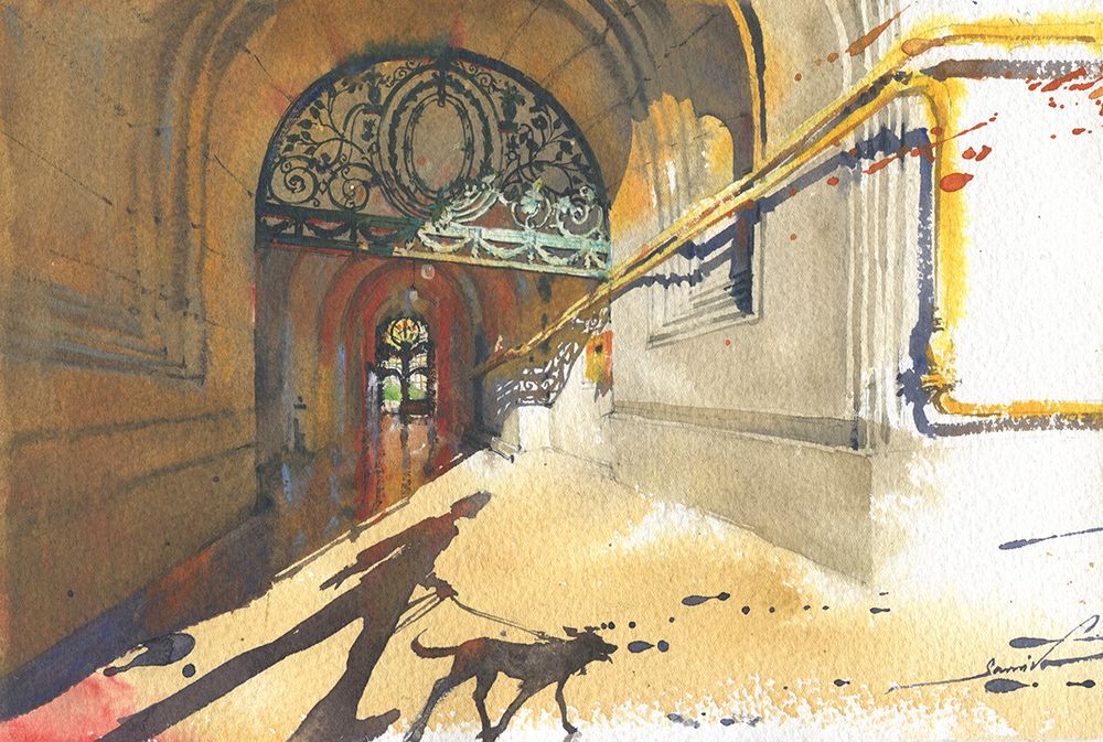 Sunny Steps art print by Samira Yanushkova for $57.95 CAD