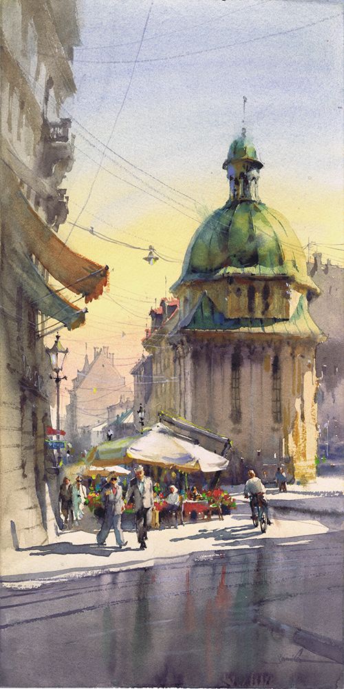 Streetscapes art print by Samira Yanushkova for $57.95 CAD