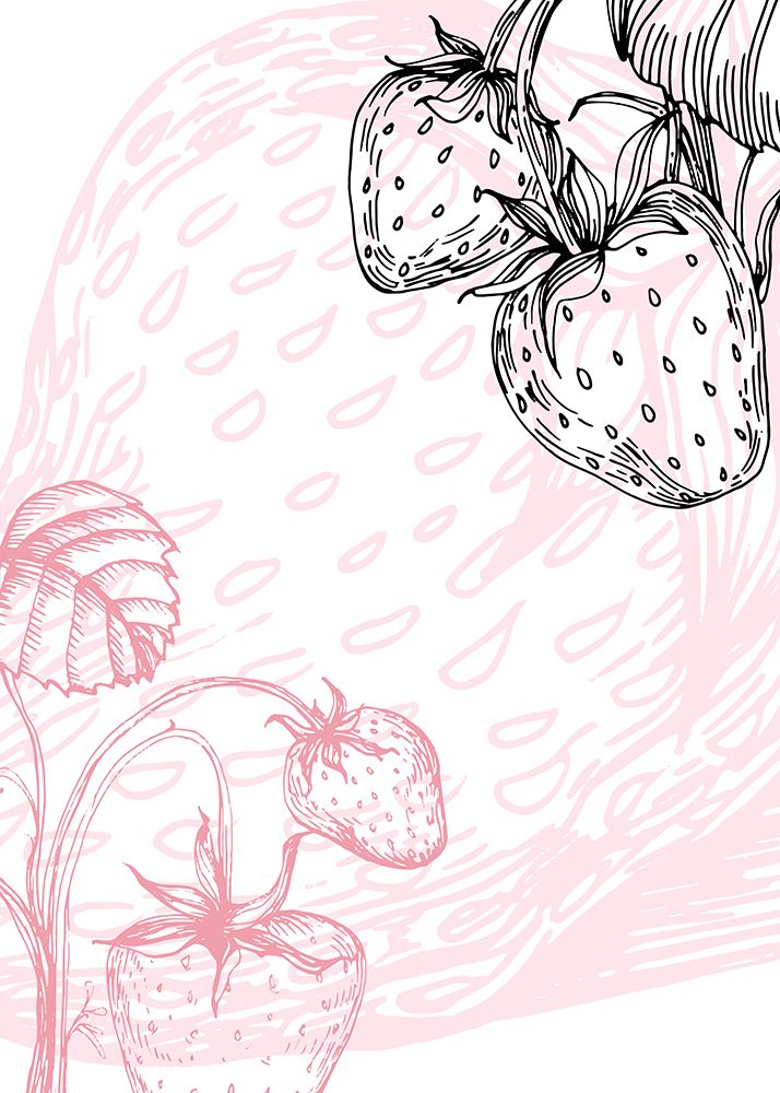 Strawberry art print by AcantStudio for $57.95 CAD