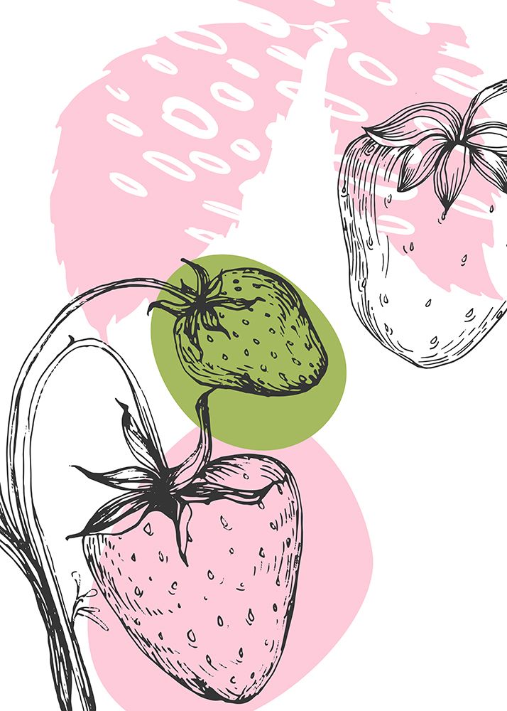 Minimalist juice art print by AcantStudio for $57.95 CAD