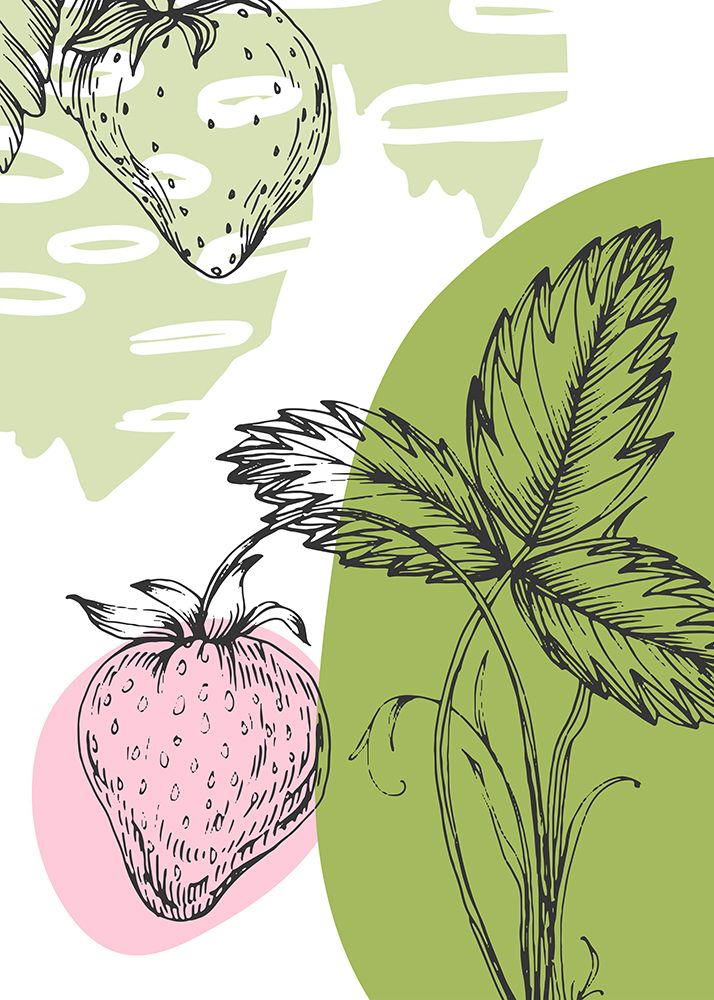 Strawberry art print by AcantStudio for $57.95 CAD