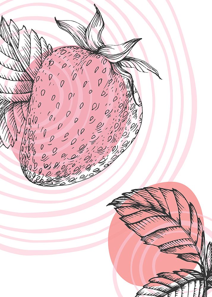 Strawberry art print by AcantStudio for $57.95 CAD