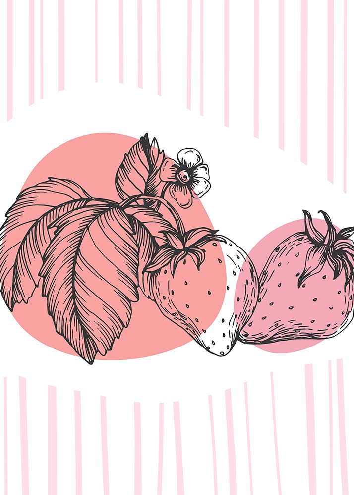 Strawberry art print by AcantStudio for $57.95 CAD