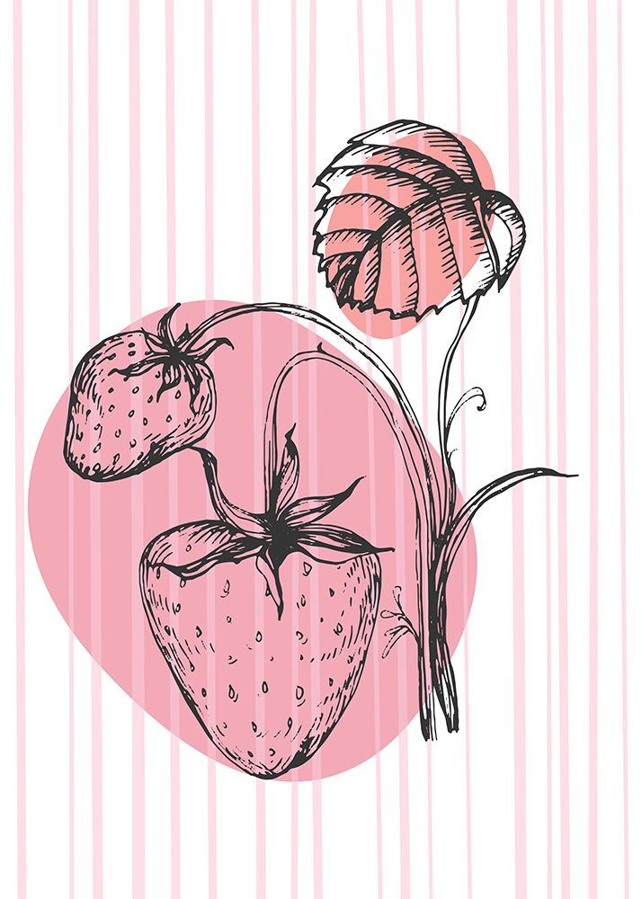 Strawberry art print by AcantStudio for $57.95 CAD