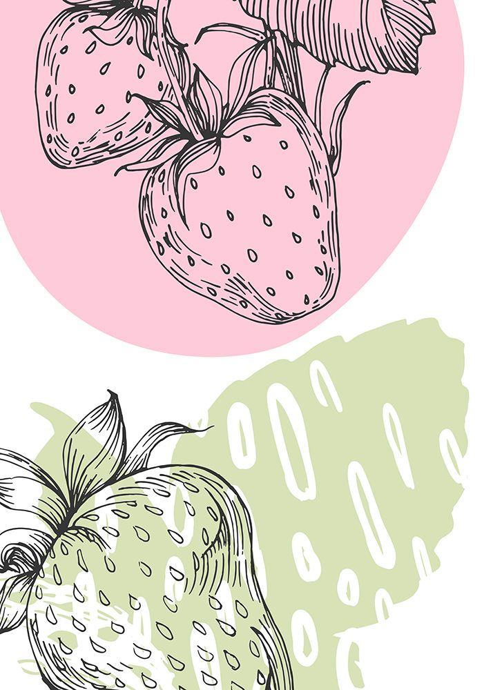 Strawberry art print by AcantStudio for $57.95 CAD