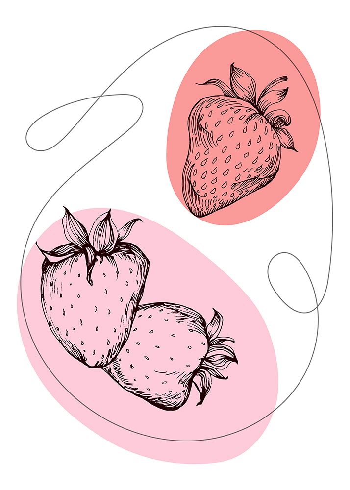 Strawberry art print by AcantStudio for $57.95 CAD