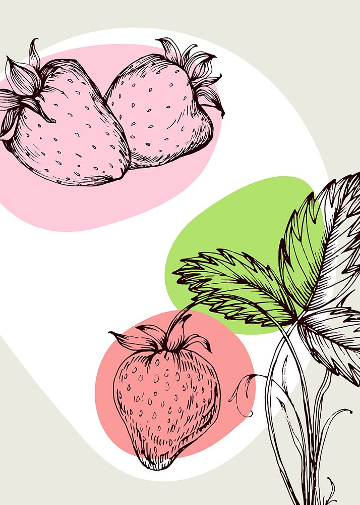 Strawberry art print by AcantStudio for $57.95 CAD