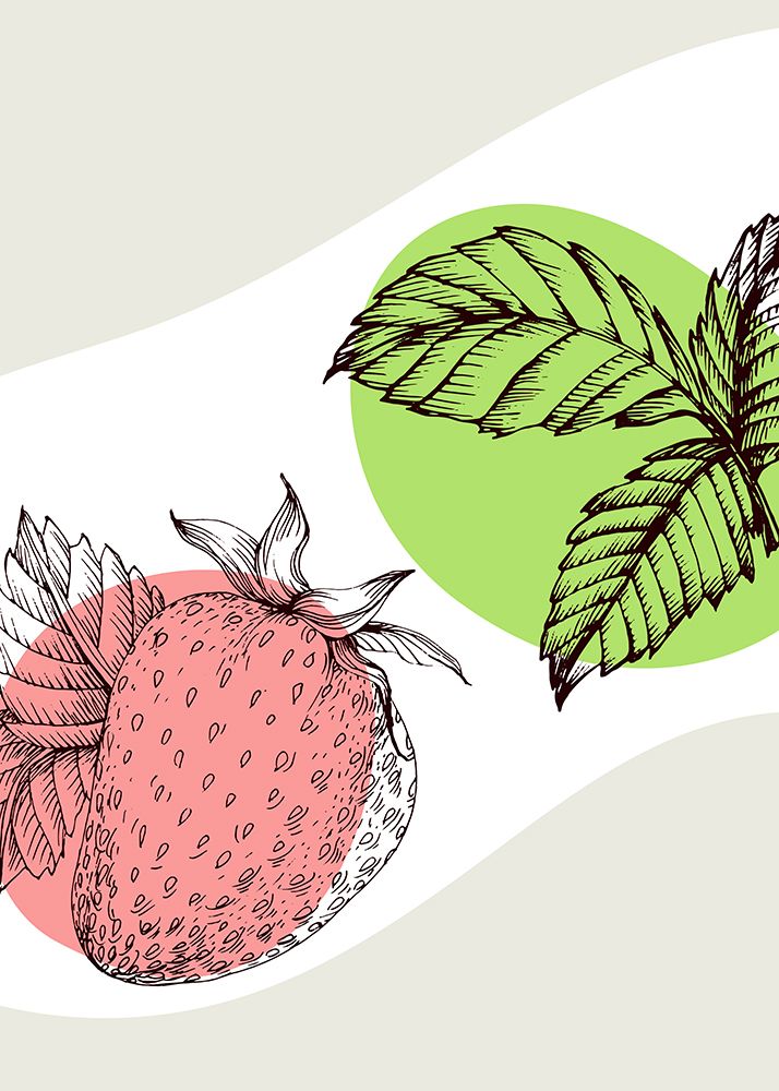 Strawberry art print by AcantStudio for $57.95 CAD
