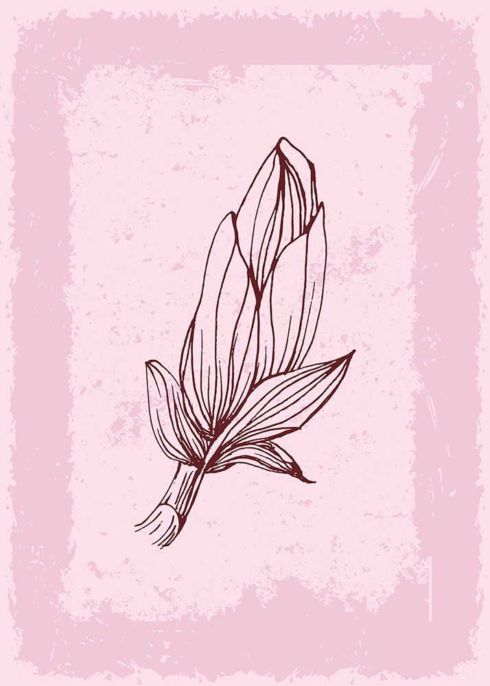 Magnolia flowers minimal art art print by AcantStudio for $57.95 CAD