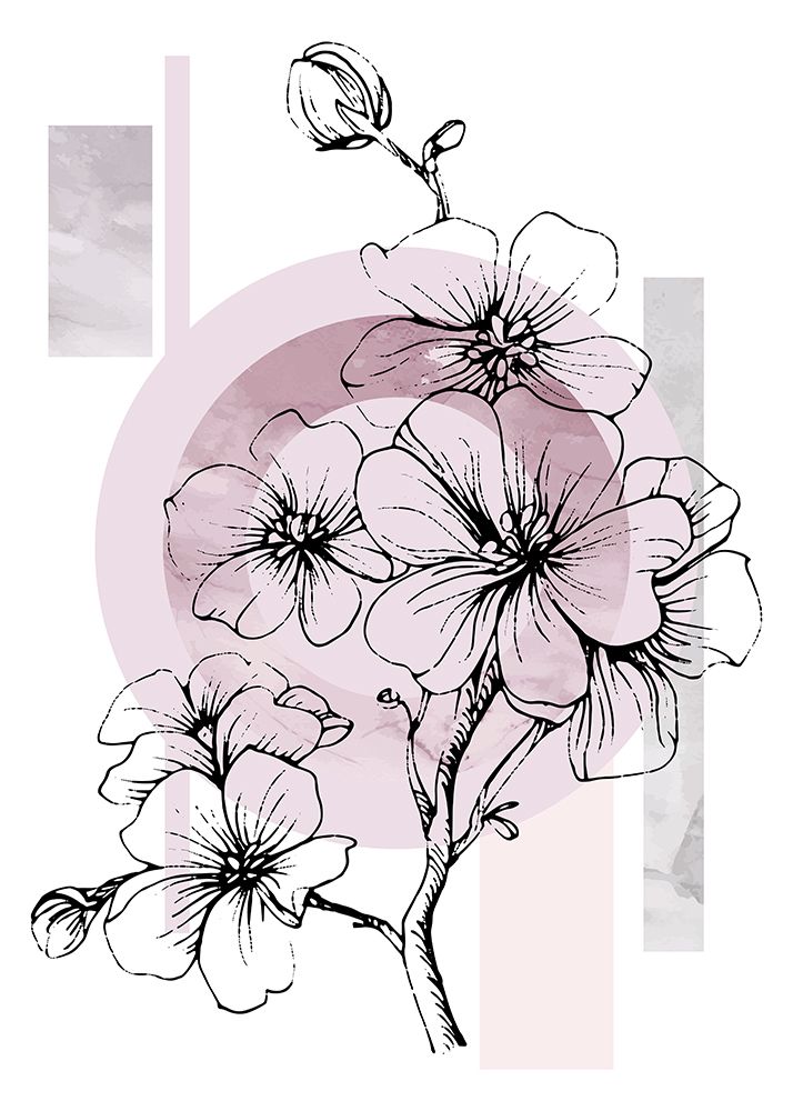 Cherry flower art print by AcantStudio for $57.95 CAD
