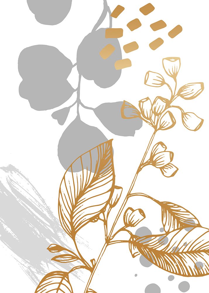 Eucalyptus flowers minimal art art print by AcantStudio for $57.95 CAD