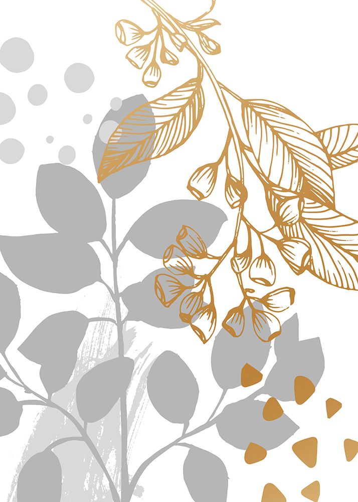 Eucalyptus flowers minimal art art print by AcantStudio for $57.95 CAD